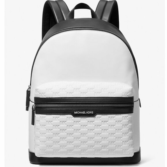 **HP** Michael Kors Cooper Logo Embossed Backpack NWT - Picture 1 of 4